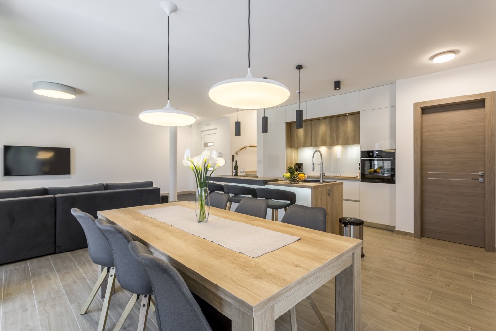 Dining Table and Kitchen