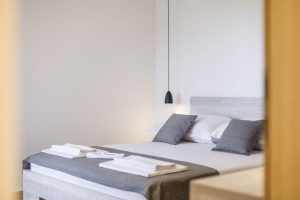 Room 1 - Double Bed, Bathroom, Sat-TV, Wardrobe, Working Table, Towel and Sheets, AC, Balcony With Sea View